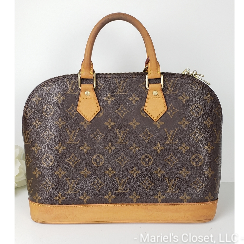 Authentic Louis Vuitton Alma Handbag #2436M